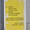 Dalla mostra 'Pozzanghere in verticale', opera di Alessandra Corti