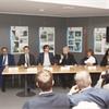 Da sinistra: Mario Granelli Assessore mobilità e ambiente, Filippo Del Corno Assessore alla cultura del Comune di Milano, Andrea Aliscioni Direttore Acque reflue e impianti di depurazione MM s.p.a.,Vincenzo de Vera d'Aragona Presidente di Arte da mangiare