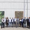 Stefano Chiodini Sassofonista, Ing.Marco Blazina Responsabile depuratore di Milano San Rocco, Monica Scardecchia Curatrice MAF, Ing. Gabriele Gusberti Depuratore di Milano San Rocco, Alessandro Bramati Presidente del Municipio 5, Andrea d'Anna Depuratore 