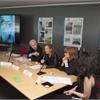 Conferenza d'arte: L'elemento acqua nel lavoro di Pino Pascali. Da Sinistra: Rolando Bellini storico e critico d'arte, Vincenzo de Vera d'Aragona Presidente di Arte da mangiare mangiare Arte, Maria Fratelli Direttrice Case Museo del Comune di Milano, Orne