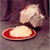 silvia cibali - maschera di panna cotta con lamponi